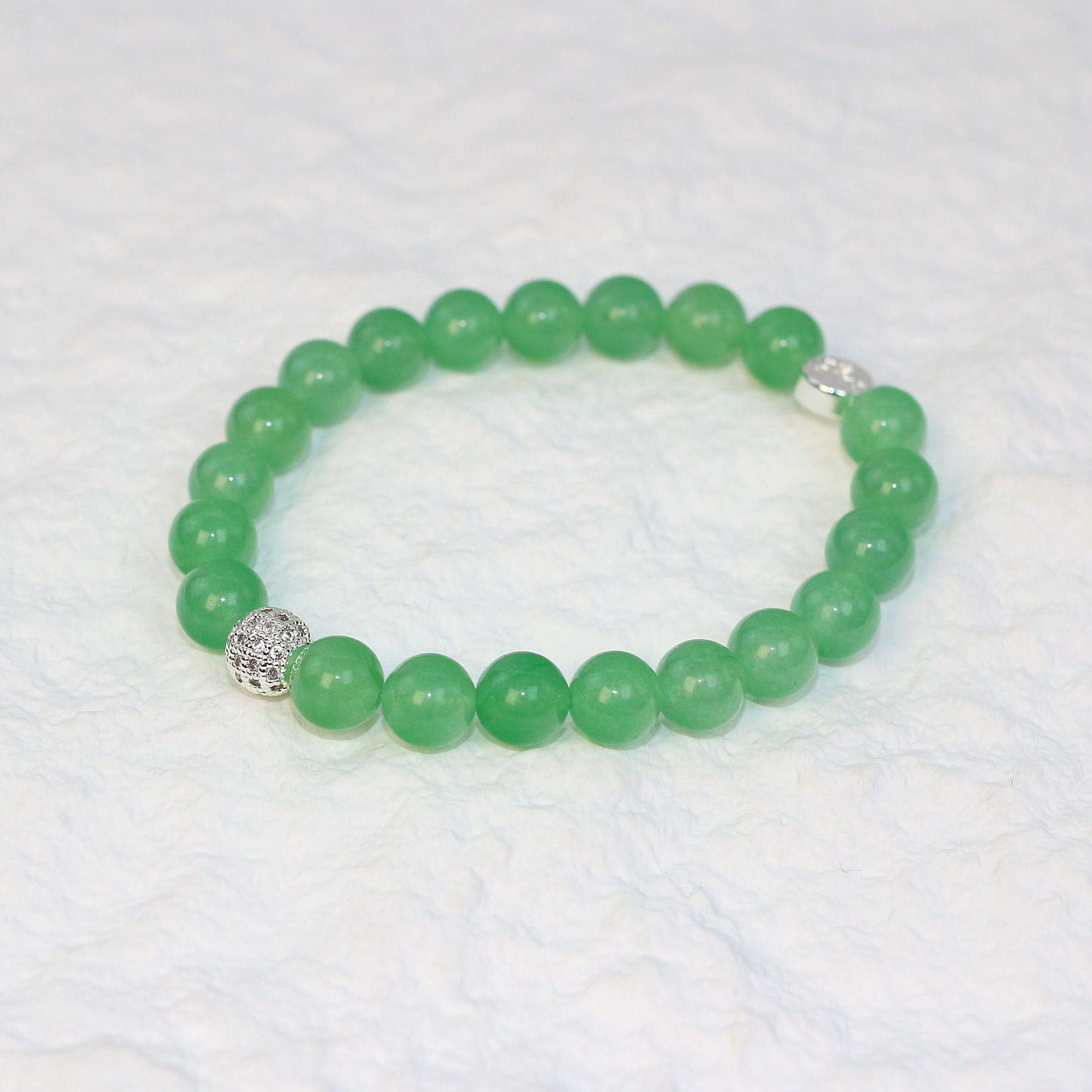 Peridot Strength Bracelet | Fortune 8mm Unisex Series