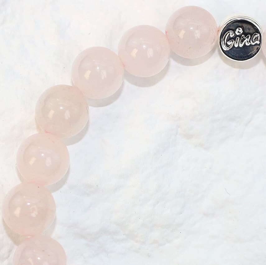 Rose Quartz Strength BraceletㅣFortune 8mm Unisex Series