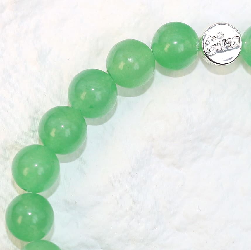 Peridot Strength Bracelet | Fortune 8mm Unisex Series