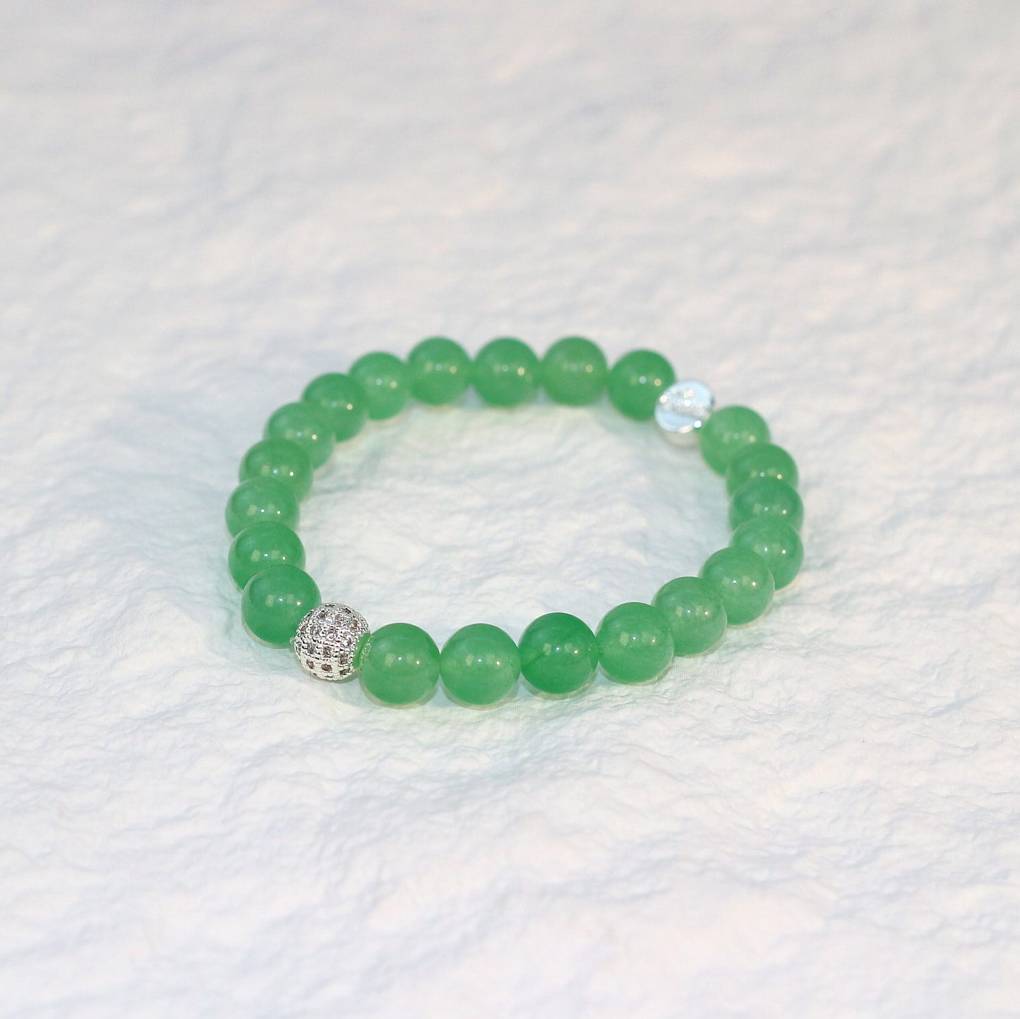 Peridot Strength Bracelet | Fortune 8mm Unisex Series