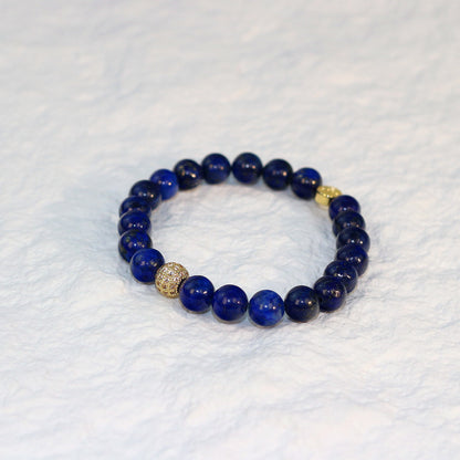 Lapis Strength Armband | Fortune 8mm Unisex Serie